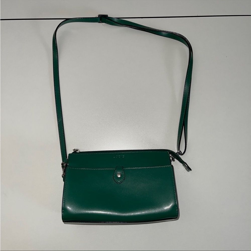 Lodis crossbody green purse